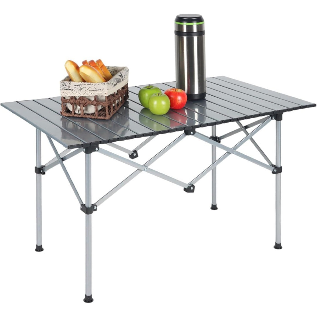 tavoli da picnic argento alluminio pieghevole