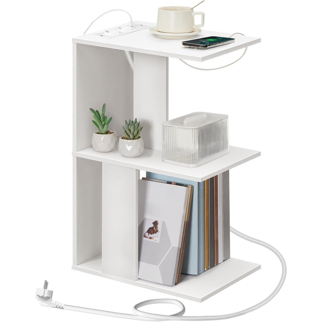 tavolini bassi bianco per letto resistente 1