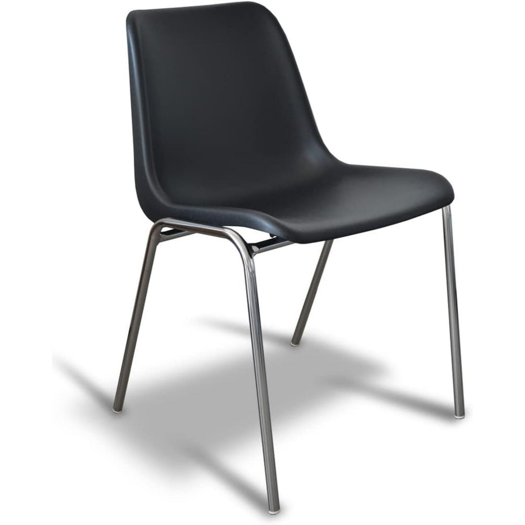 sedie per sala d'attesa nero 3