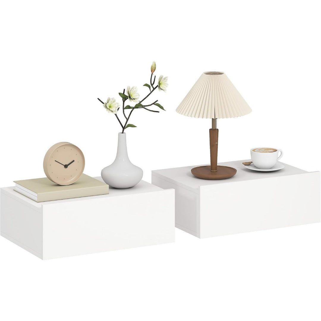 comodini bianco per letto 2