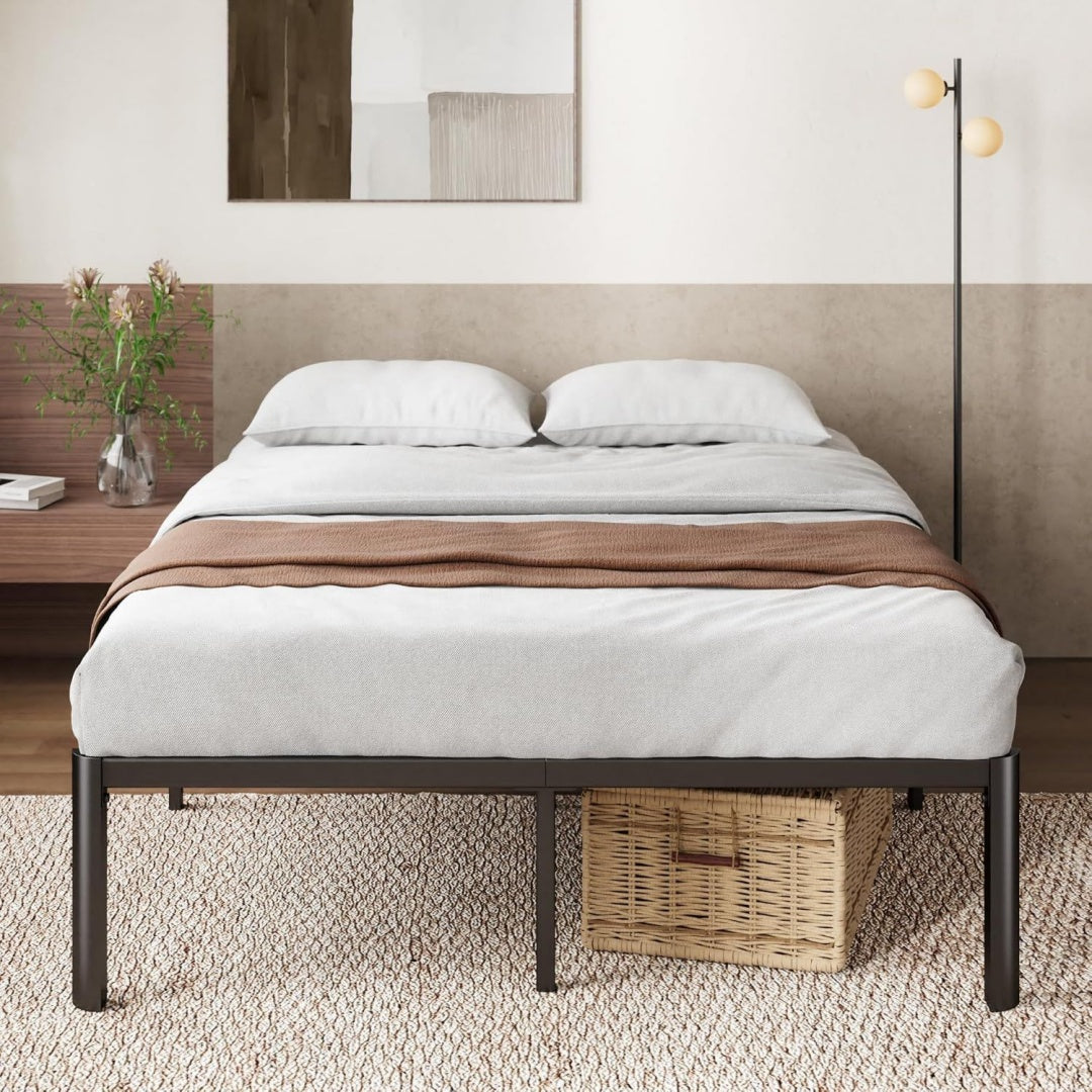 strutture letto nero per singolo 8
