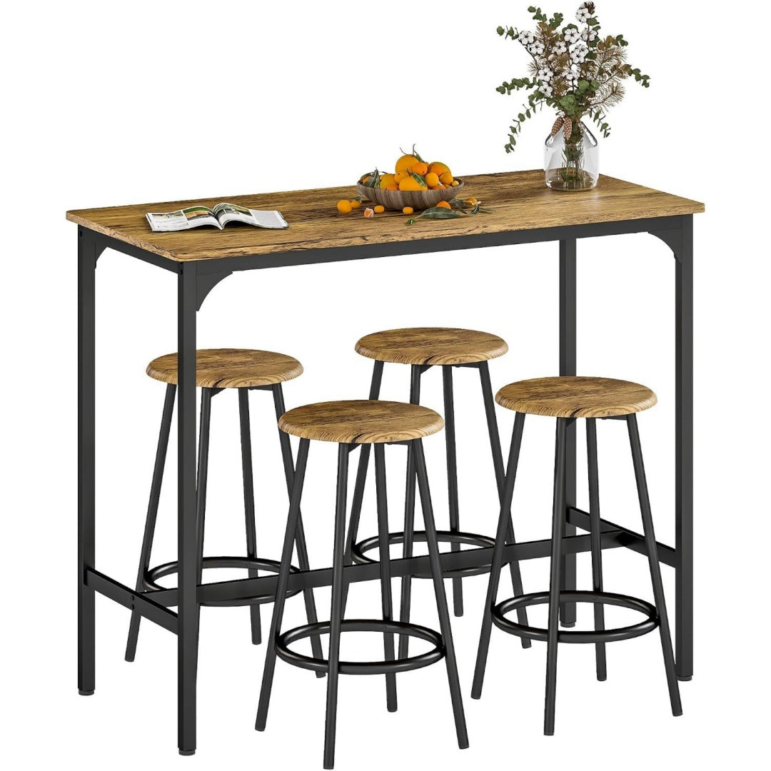 set bar nero per sala da pranzo resistente