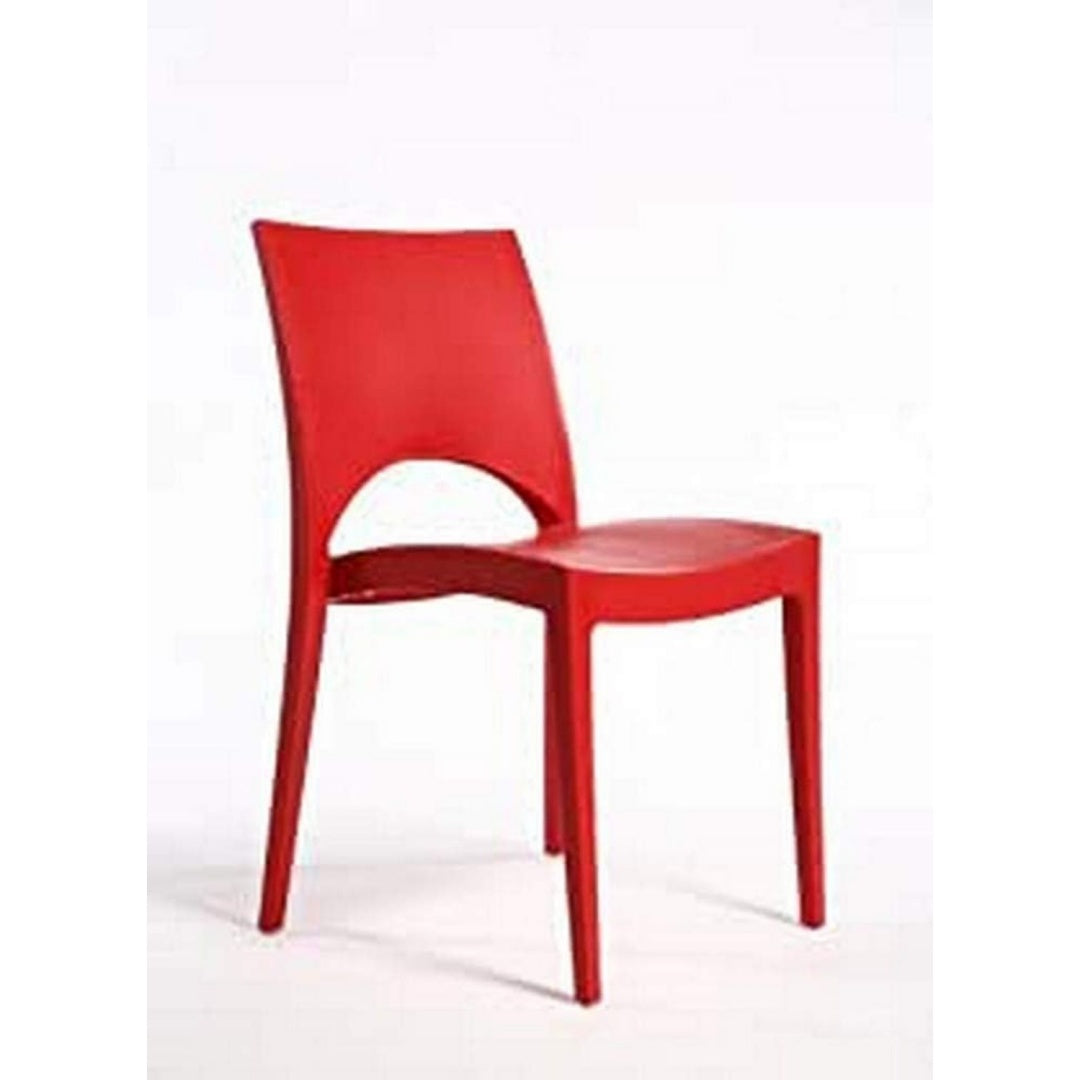 sedie impilabili rosso 2
